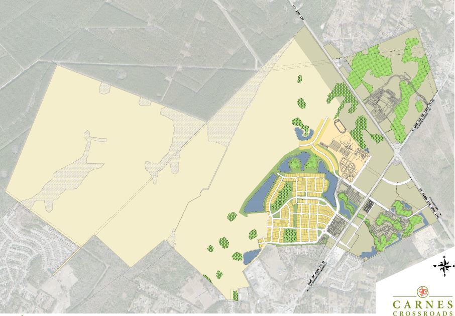 Carnes Crossroads map